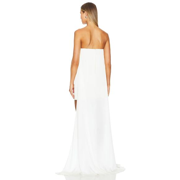 The New Arrivals Solene Cape Mini Dress Strapless Elegant Bridal Wedding XS/S - Picture 3 of 11